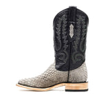 Tanner Python Boots - Matte Gray - Square Toe (PN30) - Gomez Western Wear