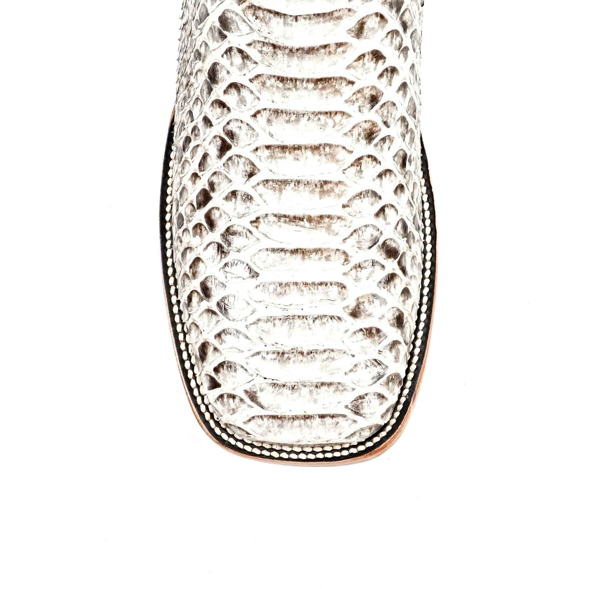 Tanner Python Boots - Natural - Square Toe (PN30) - Gomez Western Wear