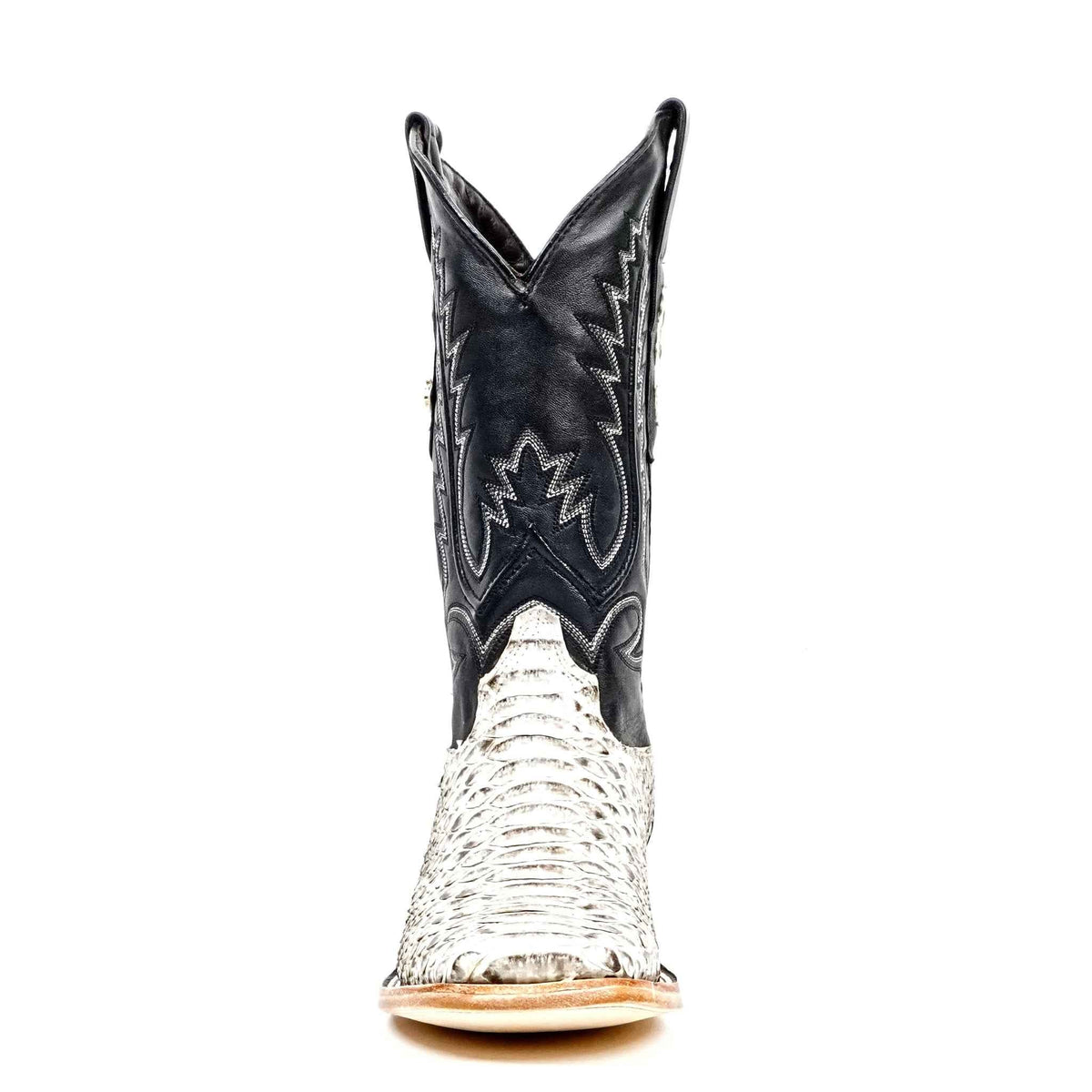 Tanner Python Boots - Natural - Square Toe (PN30) - Gomez Western Wear