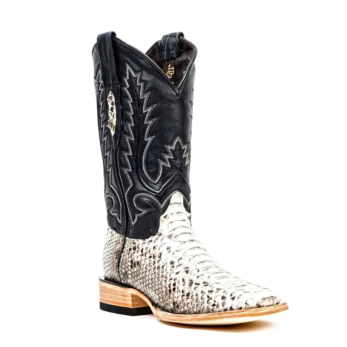 Tanner Python Boots - Natural - Square Toe (PN30) - Gomez Western Wear