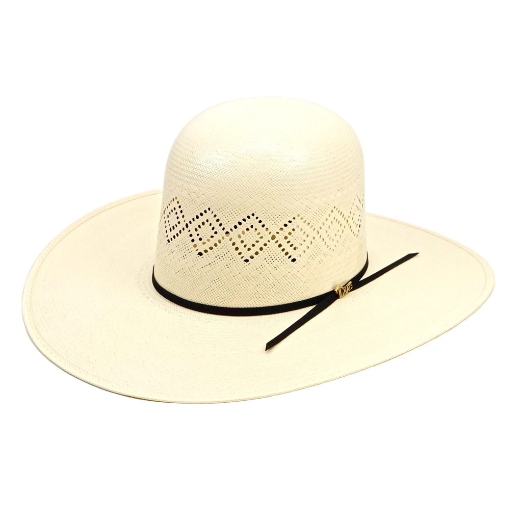 TC Hats - 100x Straw Open Crown Hat - Two Diamonds - Gomez Western Wear