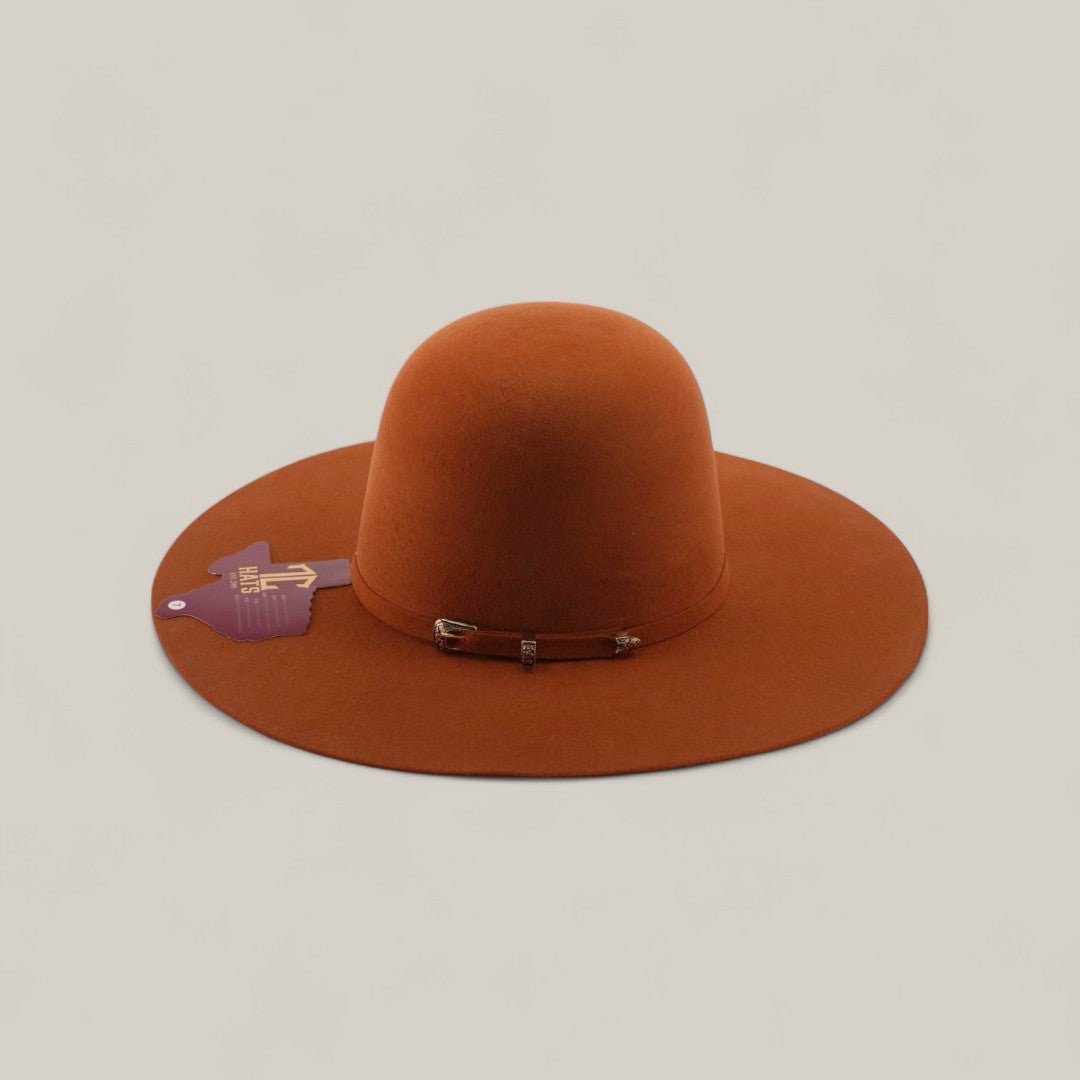 TC Hats - 4X Open Crown Hat - Brick - Gomez Western Wear