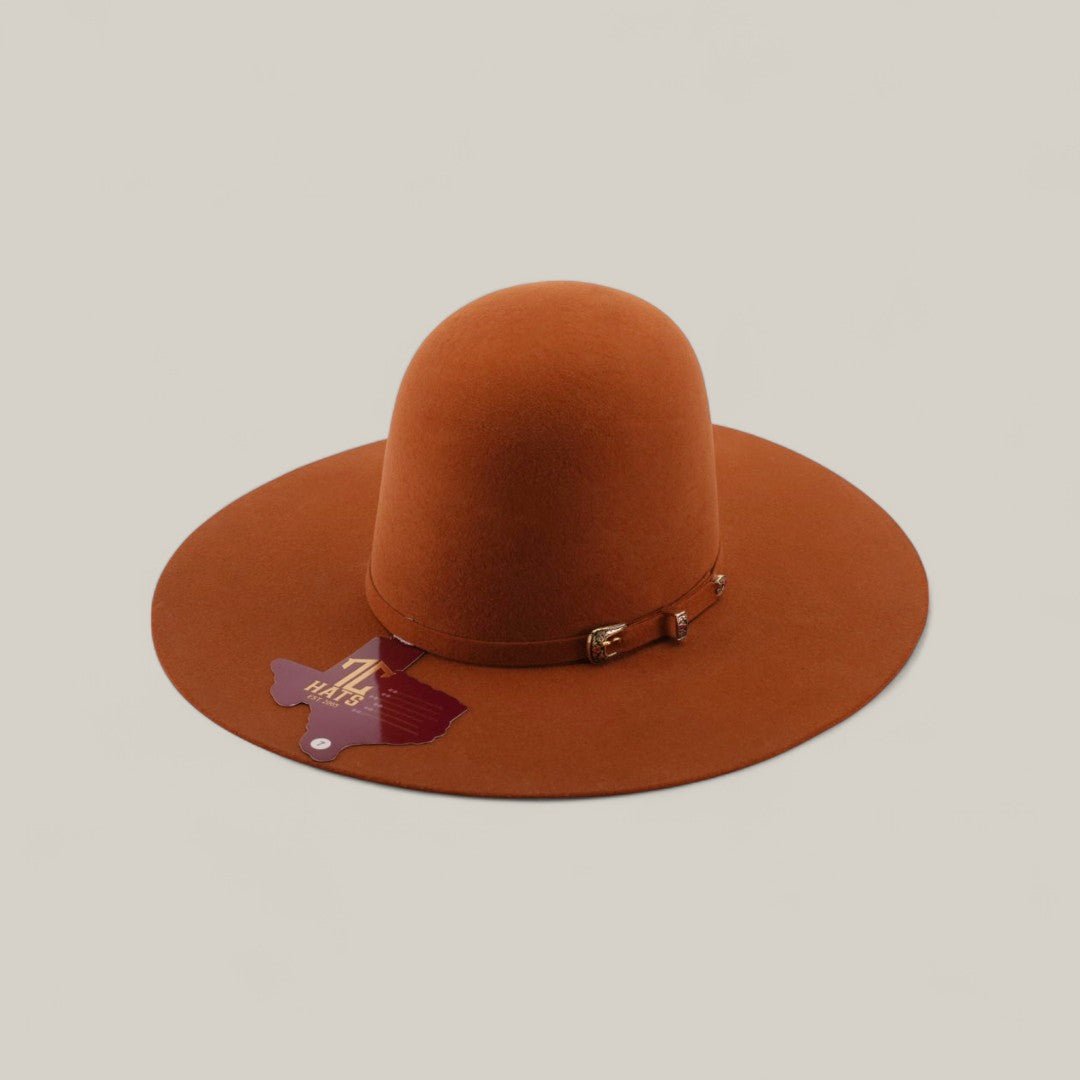 TC Hats - 4X Open Crown Hat - Brick - Gomez Western Wear