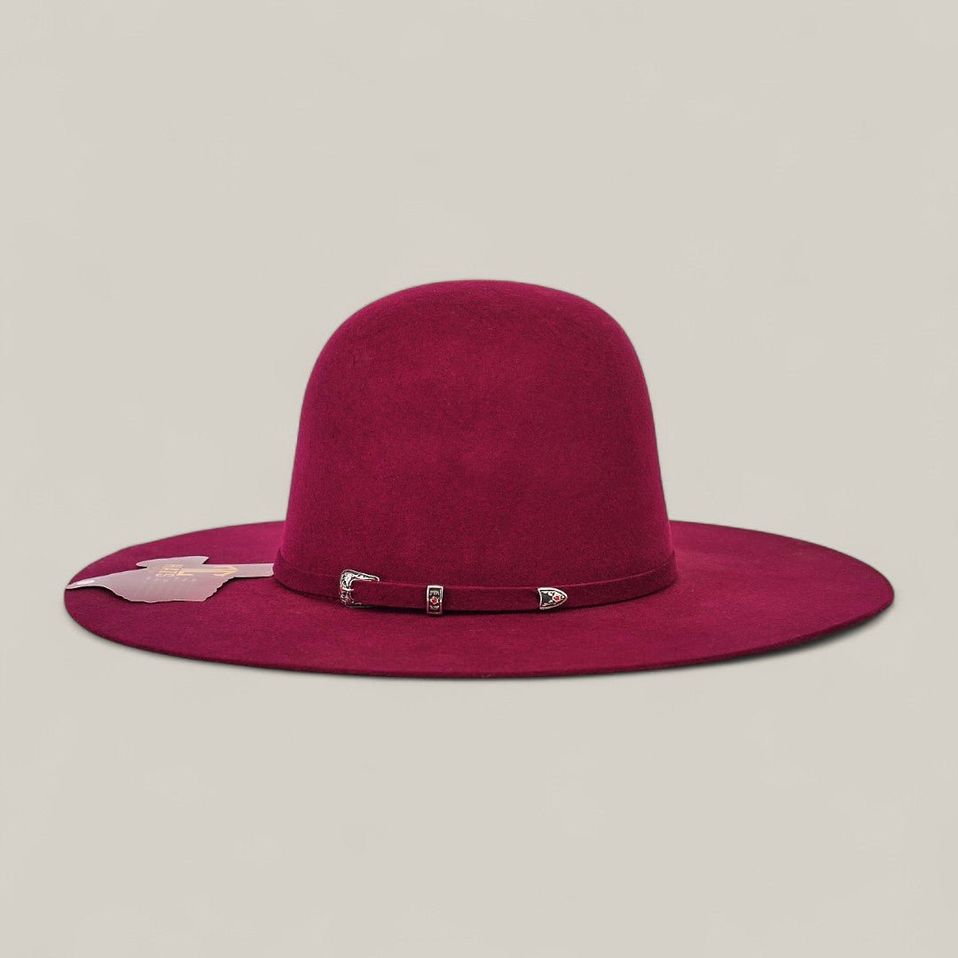 TC Hats - 4X Open Crown Hat - Cherry - Gomez Western Wear