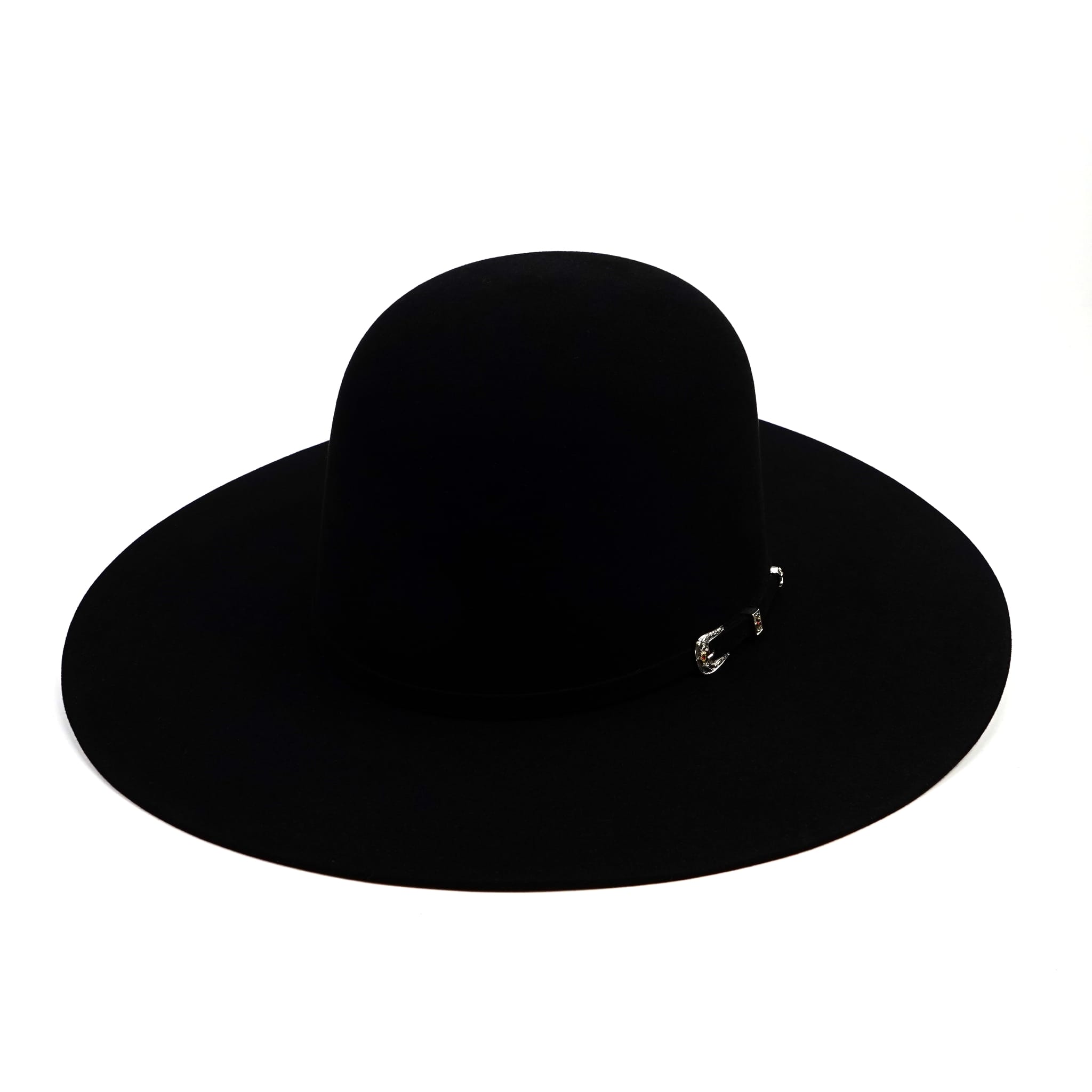 TC Hats Texanas TC TC Hats - 100X Open Crown Hat - Black