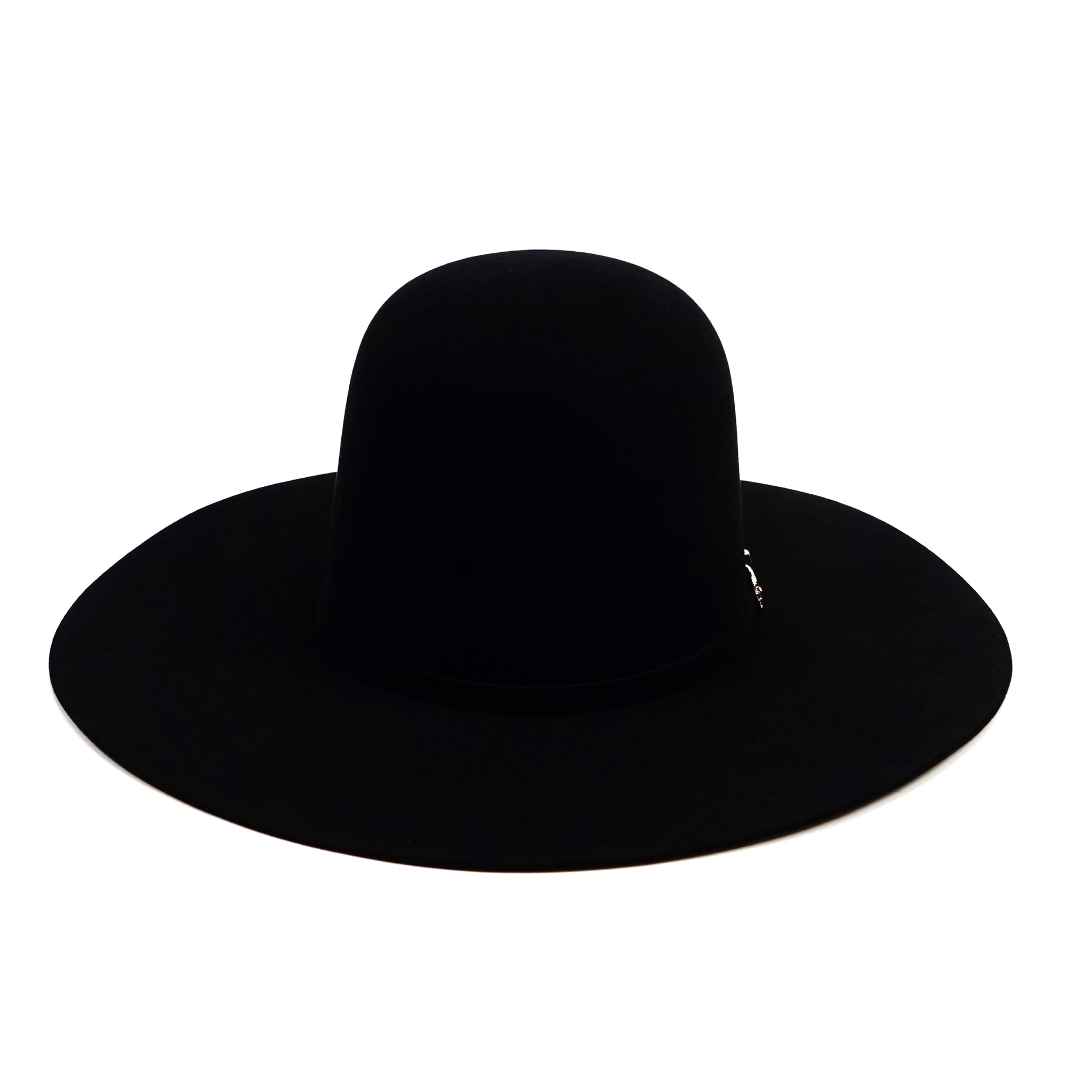 TC Hats Texanas TC TC Hats - 100X Open Crown Hat - Black