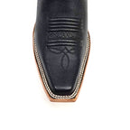 Texas Country Bota Res Hombre Rush Black Cowboy Boots - Snip Toe (E905)