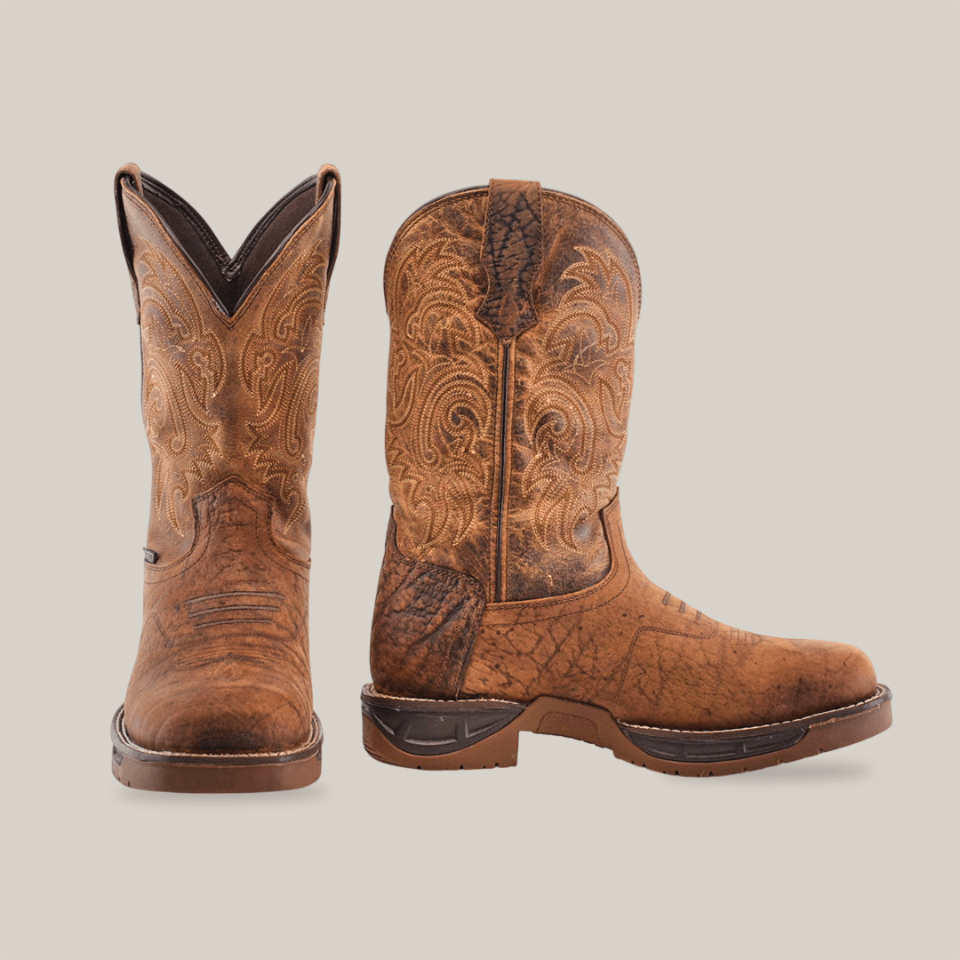 Texas Country - Tan Brown Work Boots - Composite Toe (241447) - Gomez Western Wear