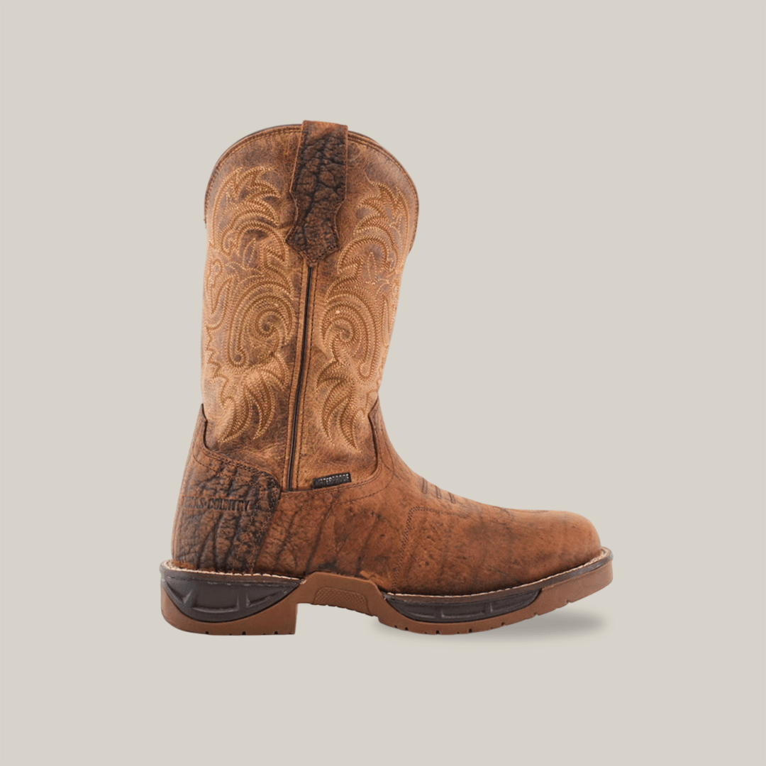 Texas Country - Tan Brown Work Boots - Composite Toe (241447) - Gomez Western Wear