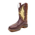 Texas Country - Thunder Chestnut Work Boots - Composite Toe (TC006) - Gomez Western Wear