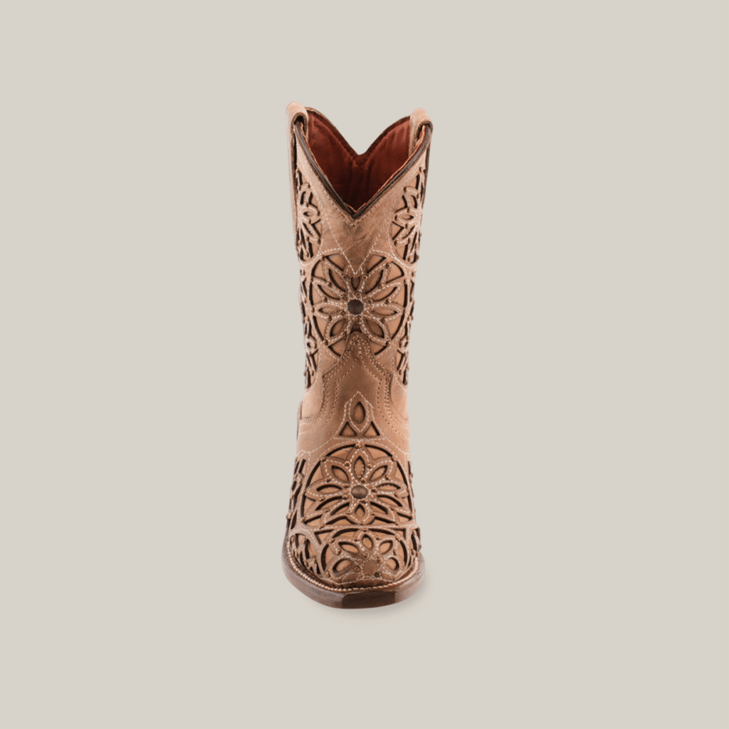 Vitralli Studs Fawn Snip Toe - Kids Boots - Gomez Western Wear