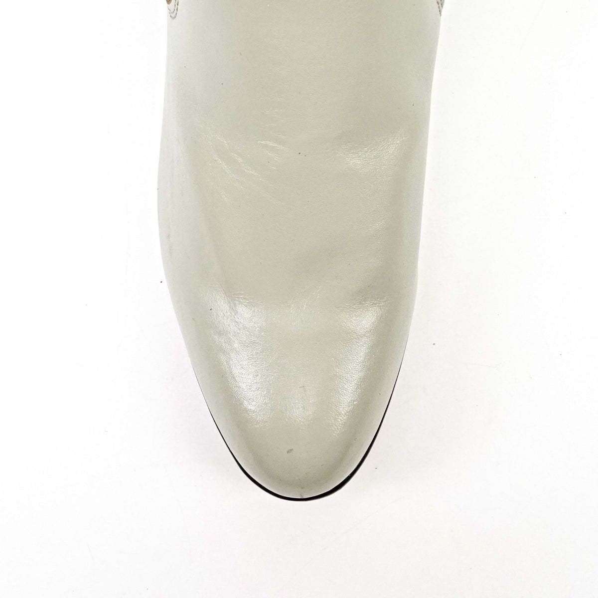 White Nappa Ankle Boots - Round Toe (E500) - Gomez Western Wear